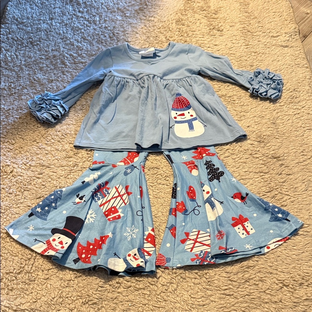 Toddler Ruffle Girl Two Piece Set